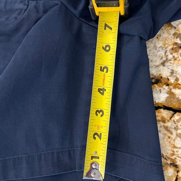 Talbots Women's Navy 7" Perfect Shorts - SIZE 12 - Picture 9 of 9